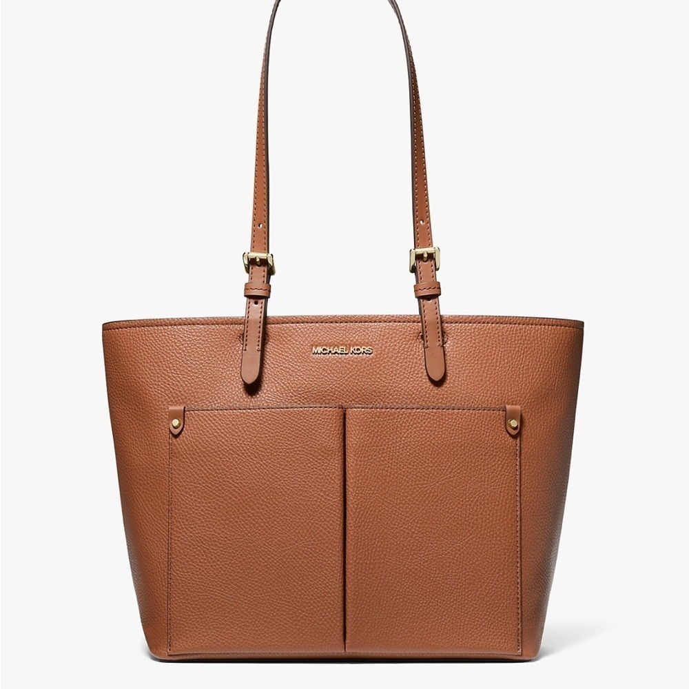 Michael Kors Women's Leather Jet Set Travel Tote Bag Purse NEW - Picture 1 of 12